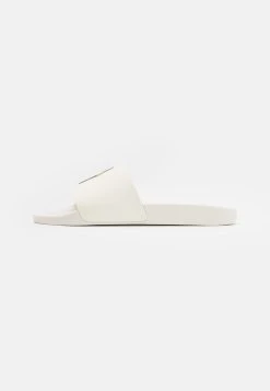 Polo Ralph Lauren POLO SLIDE UNISEX - Sandały Kąpielowe - White