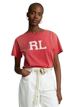 Polo Ralph Lauren PRIDE TEE SHORT SLEEVE - T-shirt Z Nadrukiem - Sunrise Red