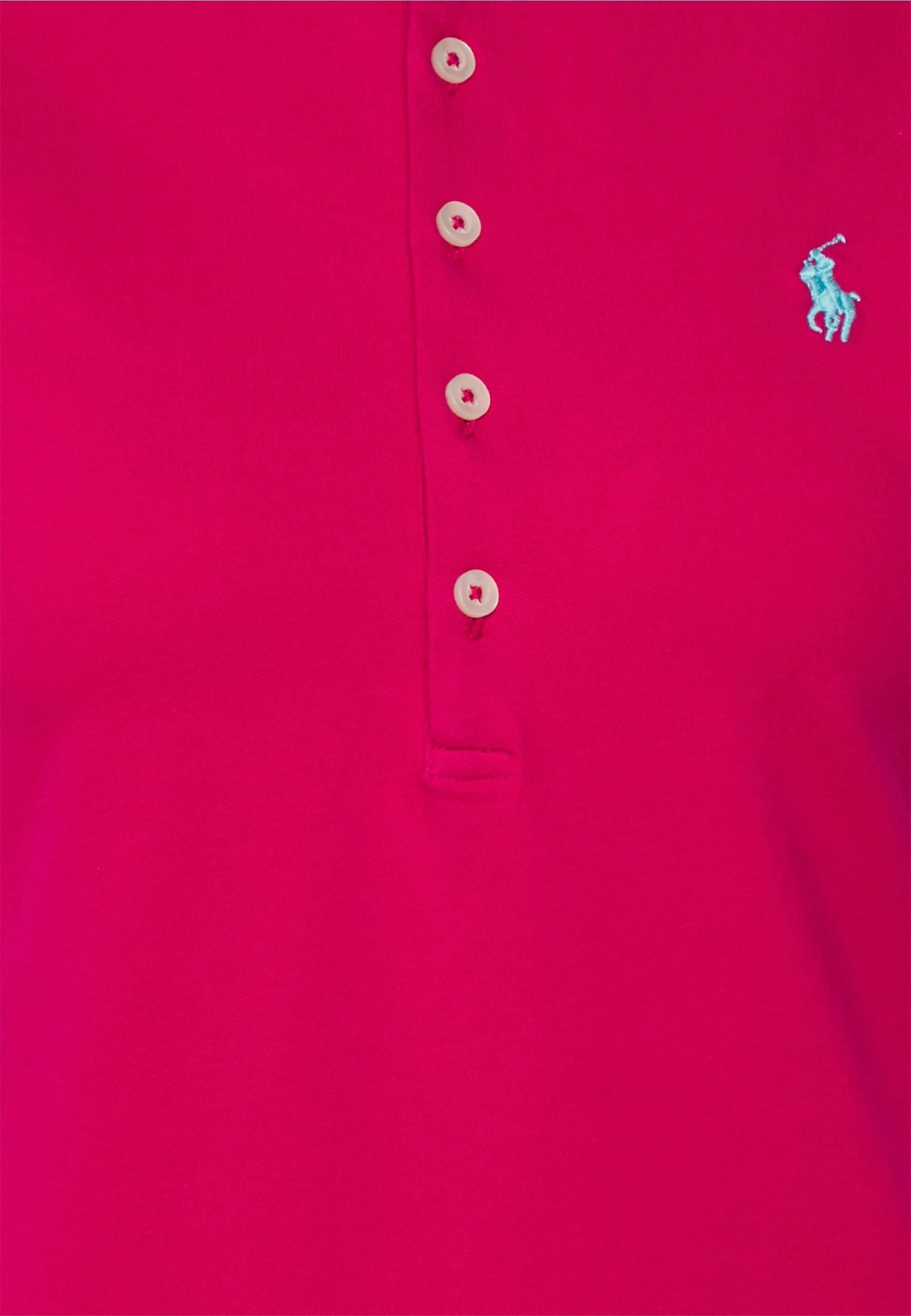 Polo Ralph Lauren JULIE SLIM SHORT SLEEVE - Koszulka Polo - Pink Sky 5 Polo Ralph Lauren JULIE SLIM SHORT SLEEVE - Koszulka Polo - Pink Sky - obrazek 3