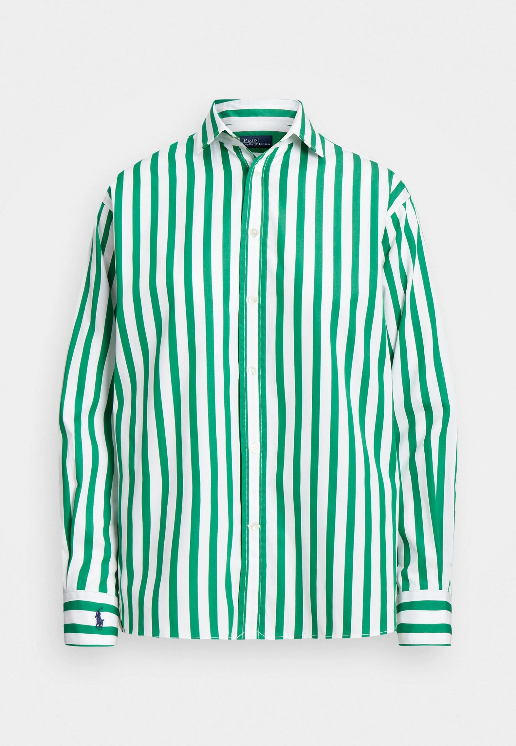 Polo Ralph Lauren LONG SLEEVE BLOSE - Koszula - Green/white 6 Polo Ralph Lauren LONG SLEEVE BLOSE - Koszula - Green/white - obrazek 4