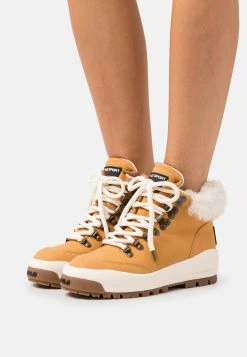 Polo Ralph Lauren HIGH TOP LACE - Ankle Boot - Wheat