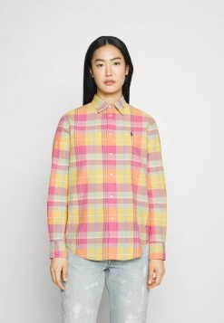 Polo Ralph Lauren RELAXED LONG SLEEVE SHIRT - Koszula - Pink/yellow