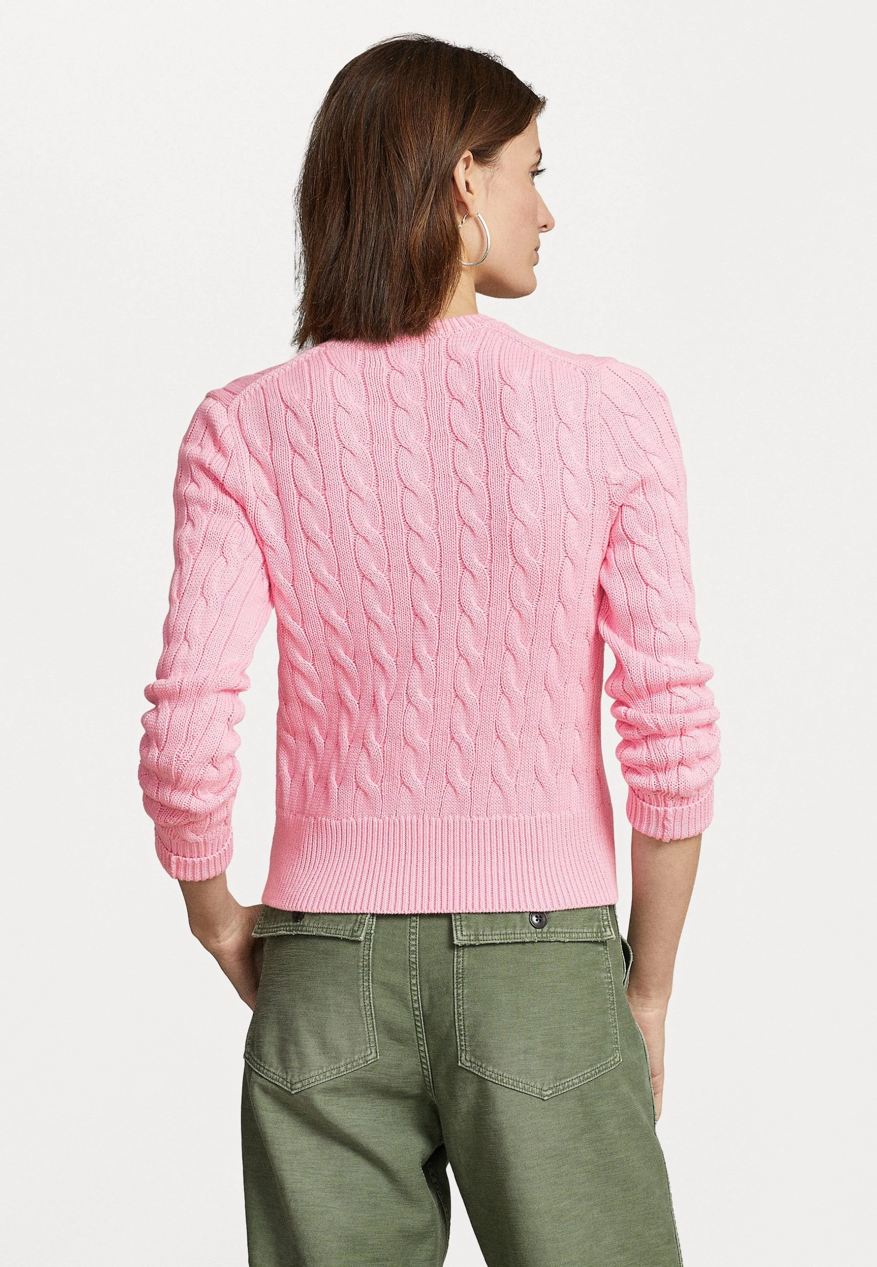 Polo Ralph Lauren LONG SLEEVE CARDIGAN - Kardigan - Carmel Pink 5 Polo Ralph Lauren LONG SLEEVE CARDIGAN - Kardigan - Carmel Pink - obrazek 3