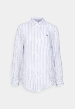 Polo Ralph Lauren RELAXED LONG SLEEVE BUTTON FRONT SHIRT - Koszula - Blue 12 Polo Ralph Lauren RELAXED LONG SLEEVE BUTTON FRONT SHIRT - Koszula - Blue -Polo Ralph Lauren f297f7dbf75e411596a72a854c73d5b4