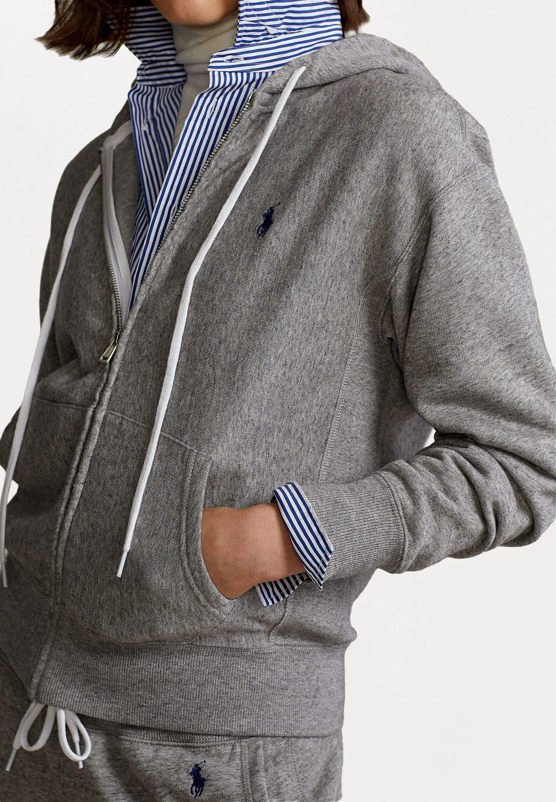 Polo Ralph Lauren FULL ZIP HOODIE - Bluza Rozpinana - Dark Vintage Heat 6 Polo Ralph Lauren FULL ZIP HOODIE - Bluza Rozpinana - Dark Vintage Heat - obrazek 4