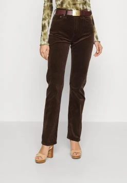 Polo Ralph Lauren STRAIGHT FULL LENGTH FLAT FRONT - Spodnie Materiałowe - American Brown