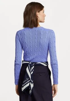 Polo Ralph Lauren JULIANNA LONG SLEEVE - Sweter - New Litchfield Blue -Polo Ralph Lauren f4eda969b383429f822703607ab78916
