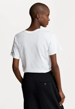 Polo Ralph Lauren PRIDE TEE SHORT SLEEVE - T-shirt Z Nadrukiem - White -Polo Ralph Lauren f5bbf4ed1d164b3e9654f9627081b7c4