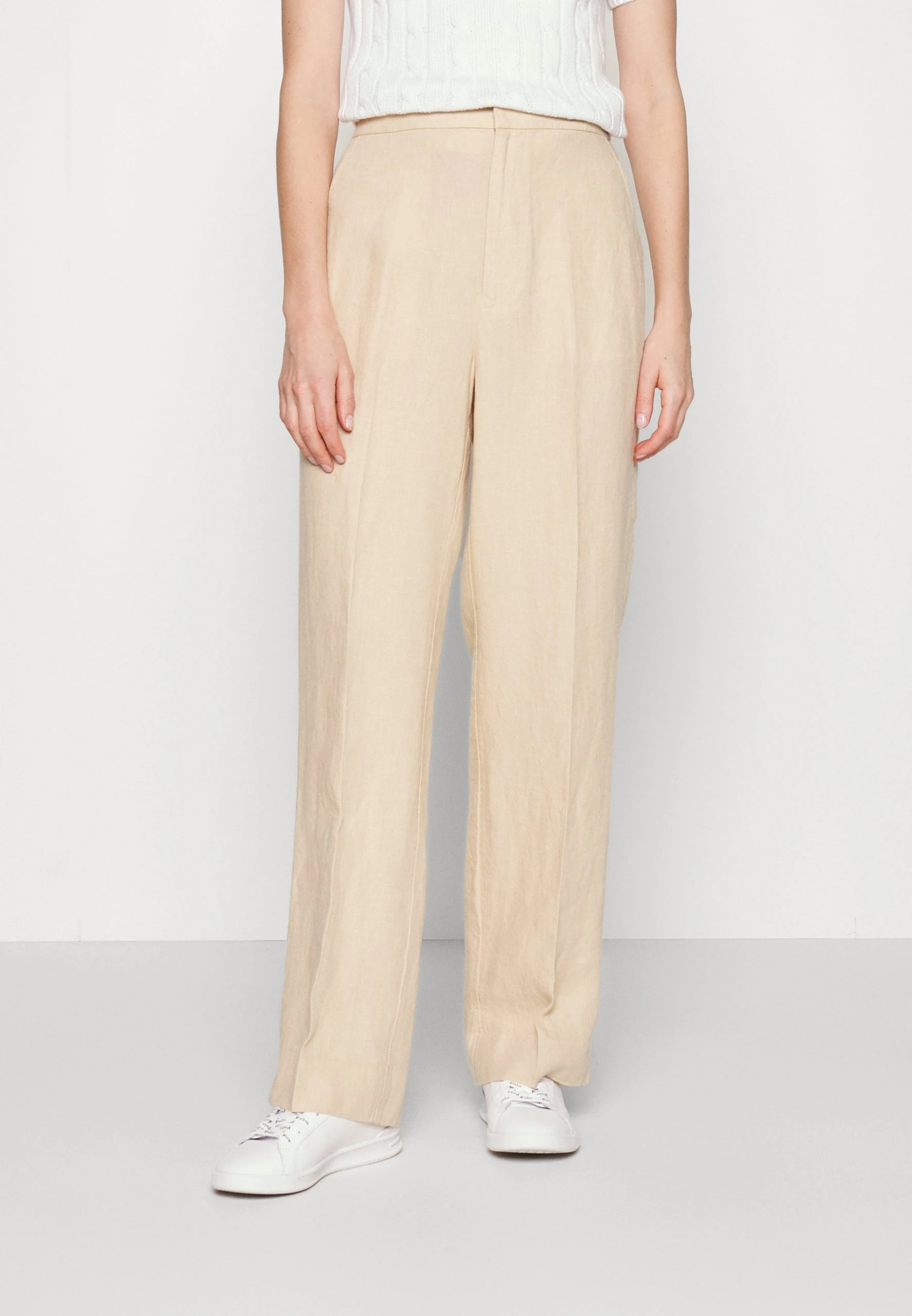 Polo Ralph Lauren FULL LENGTH FLAT FRONT - Spodnie Materiałowe - Basic Sand 3 Polo Ralph Lauren FULL LENGTH FLAT FRONT - Spodnie Materiałowe - Basic Sand