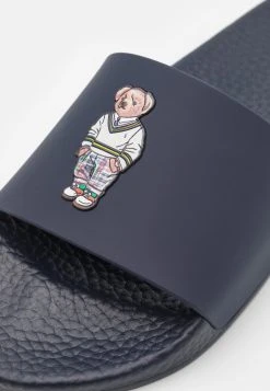 Polo Ralph Lauren POLO SLIDE UNISEX - Sandały Kąpielowe - Navy -Polo Ralph Lauren fa9830a4996a4f1992fd1db9ee91414a