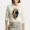 Polo Ralph Lauren BEAR LONG SLEEVE - Sweter - Chic Cream -Polo Ralph Lauren faae73dc2ed04cd4ba40831f34fd62bd