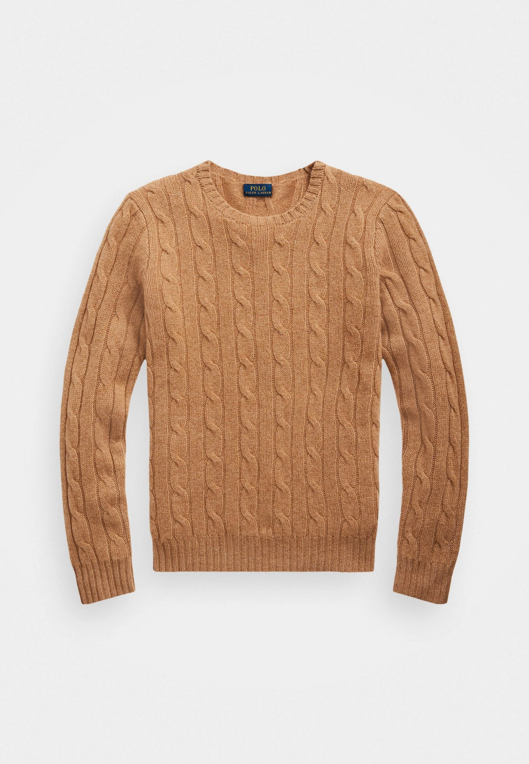 Polo Ralph Lauren JULIANNA CLASSIC LONG SLEEVE - Sweter - Camel Melange 6 Polo Ralph Lauren JULIANNA CLASSIC LONG SLEEVE - Sweter - Camel Melange - obrazek 4