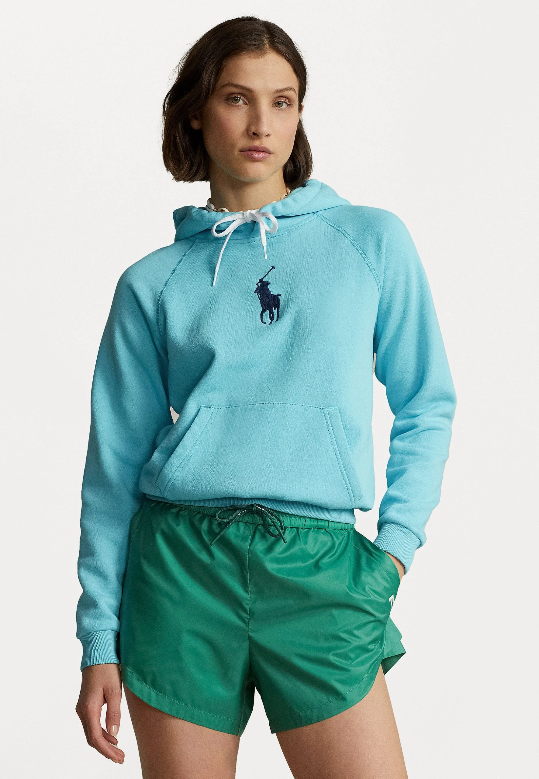 Polo Ralph Lauren LONG SLEEVE - Bluza Z Kapturem - French Turqoise 3 Polo Ralph Lauren LONG SLEEVE - Bluza Z Kapturem - French Turqoise