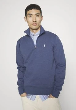 Polo Ralph Lauren LONG SLEEVE - Bluza - Derby Blue Heather -Polo Ralph Lauren fe06663544ab44a1a00e5debdfe6eded